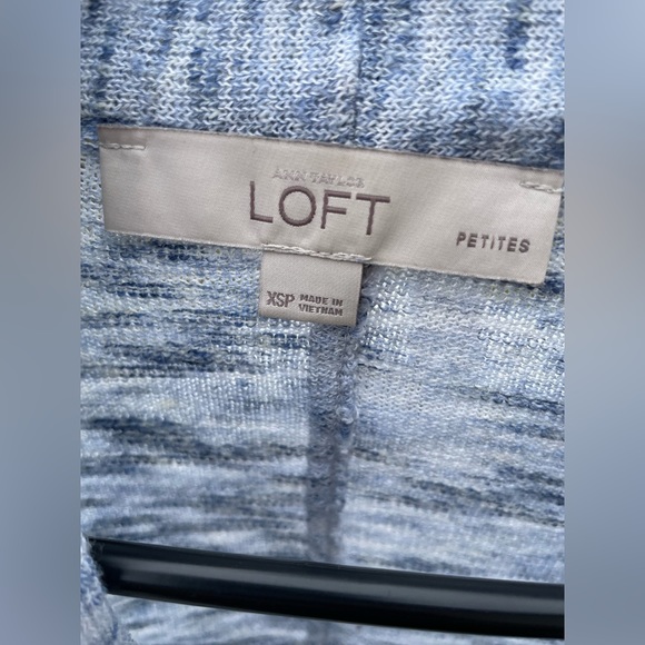 LOFT petite cardigan. Women size XSP. Blue. - Picture 3 of 6